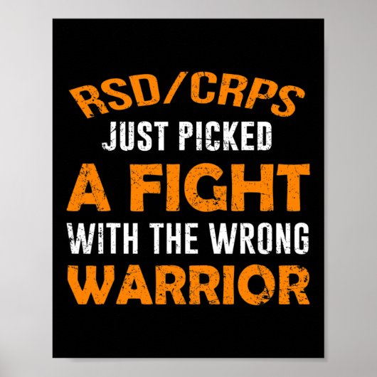 RSDCRPS HEEFT NET DE VERKEERDE KRIJGER GEKOZEN POSTER (Voorkant)