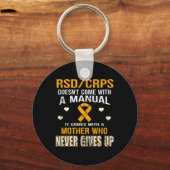 RSDCRPS KOMT MET EEN MOEDER DIE ONS NOOIT OPGEEFT SLEUTELHANGER (Voorkant)