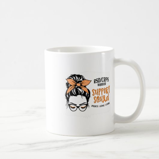 RSDCRPS Warrior Awareness Support Squad Messy Bun Koffiemok (Rechts)