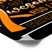 RSDCRPS Warrior Team Oranje Complex Regional Pain Poster (Hoek)