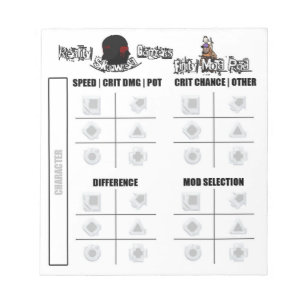 RSG Finity Mod Pad Notitieblok