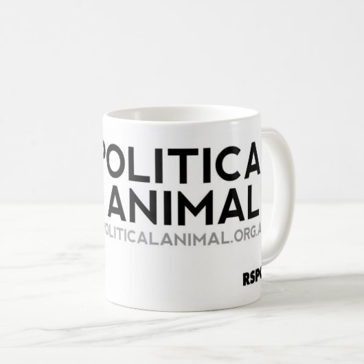 RSPCA Politieke Dierlijke Mok (Voorkant rechts)