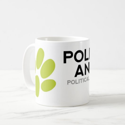 RSPCA Politieke Dierlijke Mok (Voorkant links)