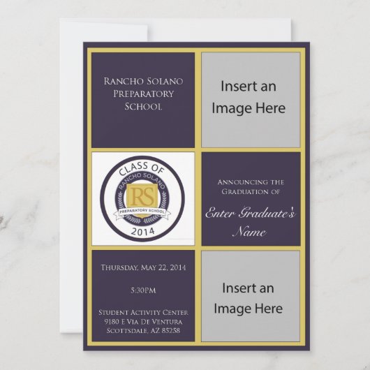 RSPS- Afstuderen Annoucement (FOTO) Kaart (Voorkant)