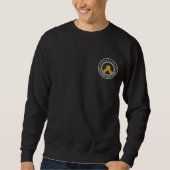 RSRA Black Crewneck Sweatshirt Small Logo (Voorkant)
