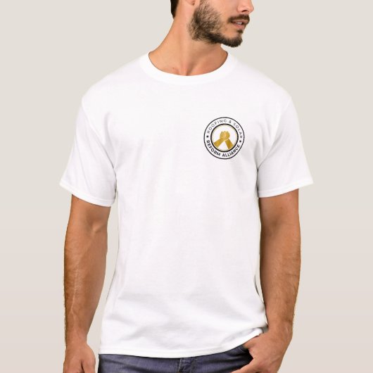 RSRA Bovenlinks Logo T-shirt (Voorkant)