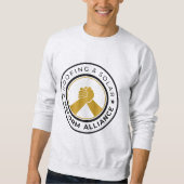 RSRA Licht Grijs Crewneck Trui (Voorkant)