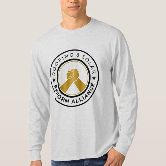 RSRA lichtgrijs Shirt met lange mouwen (Voorkant)
