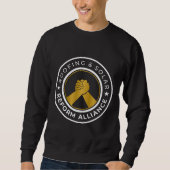 RSRA Zwart Crewneck Sweatshirt (Voorkant)