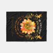Rsrps Awareness Flower We Dont Know How Strong  Fleece Deken (Voorkant (Horizontaal))