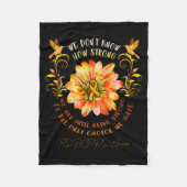 Rsrps Awareness Flower We Dont Know How Strong Fleece Deken (Voorkant)