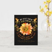 Rsrps Awareness Flower We Dont Know How Strong  Kaart (Gele Bloem)