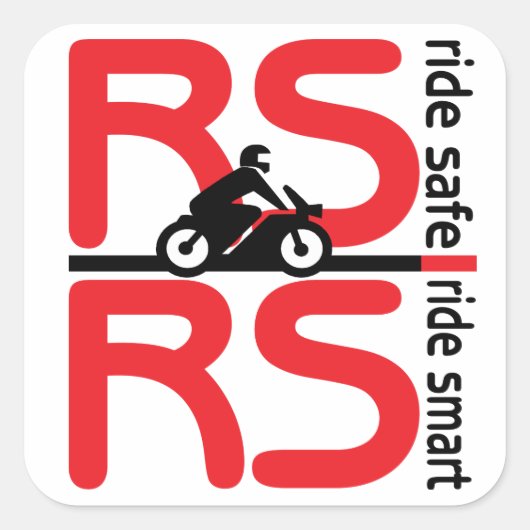 RSRS-Stickers Vierkante Sticker (Voorkant)