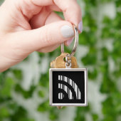 RSS FEED BAR CODE Logo Barcodepatroonontwerp Sleutelhanger (Hand)