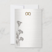 RSVP 25e bruiloft Kaart (Achterkant)