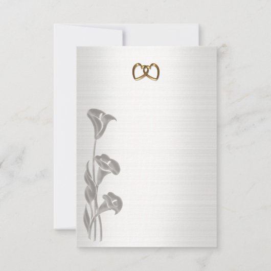 RSVP 25e bruiloft Kaart (Achterkant)