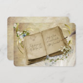 RSVP-25e verjaardag hernieuwing van geloften Kaart (Voorkant / Achterkant)