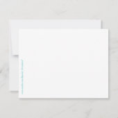 RSVP-2 Exotisch strand zonder vellum RSVP Kaartje (Achterkant)