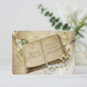 RSVP-35e vernliewing huwelijksgeloften Kaart (Staand voorkant)