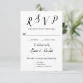 RSVP 3 Menu Keuze Antwoord Antwoord (Staand voorkant)