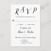 RSVP 3 Menu Keuze Reactie Antwoord (Voorkant)