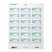 RSVP 3d Glitter Lijst Bridal Wedding Baby shower Etiket (Full Sheet)