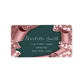 RSVP 3D Lijst Glitter Roos Royal Woodland Etiket
