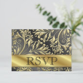 RSVP 50e Gold Jubileum-kaart Kaart (Staand voorkant)