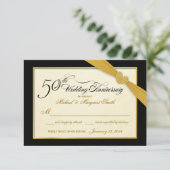 RSVP - 50e Golden Jubileum Black & Gold (Staand voorkant)