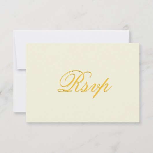 RSVP - 50e Golden Jubileum-uitnodigingen (Achterkant)