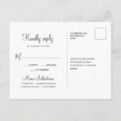 RSVP 50ste bruiloft Jubileum Surprise Party Uitnodiging Briefkaart (Achterkant)