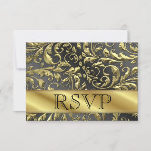 RSVP 50ste gouden huwelijksjubileumkaart Kaart