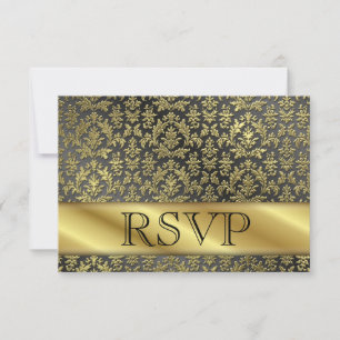 RSVP 50ste gouden huwelijksjubileumkaart Kaart