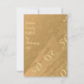 RSVP 50ste huwelijksverjaardag  Kaartje (Voorkant)