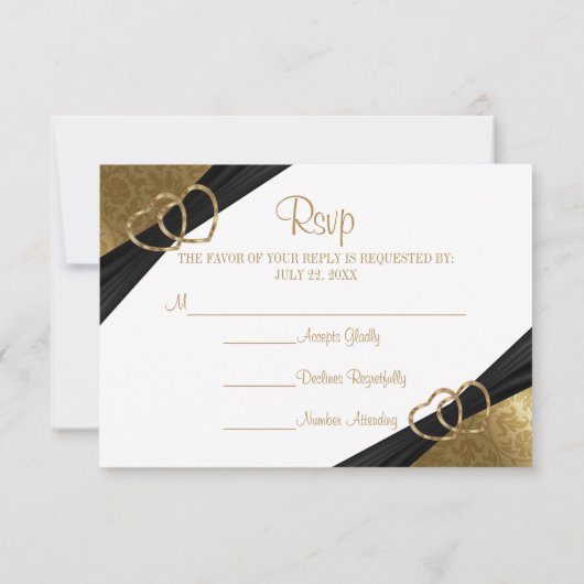 RSVP 50th Golden Jubileum - Damask (Achterkant)