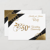 RSVP 50th Golden Jubileum - Damask (Voorkant / Achterkant)