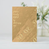 RSVP 50th Wedding Jubileum (Staand voorkant)