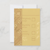 RSVP 50th Wedding Jubileum (Achterkant)