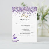 RSVP Acuarela Follaje Púrpura morada (Staand voorkant)