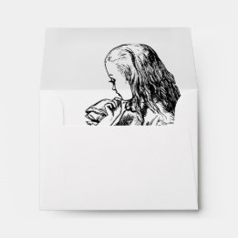 RSVP - Alice in Wonderland Wedding Envelop