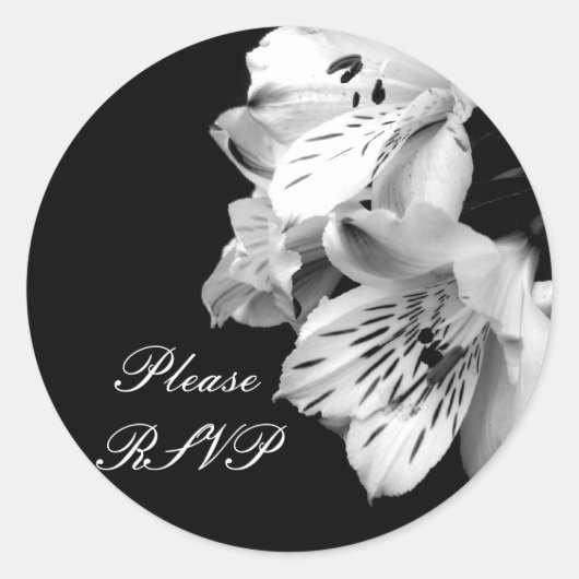 RSVP Alstroemeria Lily Sticker (Voorkant)