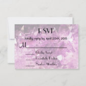 RSVP Amethist Edelsteen Afbeelding Glanzend en Spa Kaartje (Achterkant)