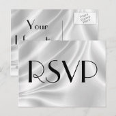 RSVP-ansichtkaarten Uitnodiging Briefkaart (Voorkant / Achterkant)