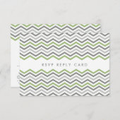 RSVP ANTWOORD KAART: chevron1 4 (Voorkant / Achterkant)