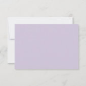 RSVP ANTWOORD REACTIE modern blok violet paarse (Achterkant)
