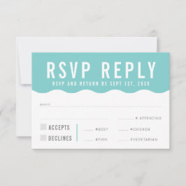 RSVP ANTWOORD REACTIE modern strak schattig golf m