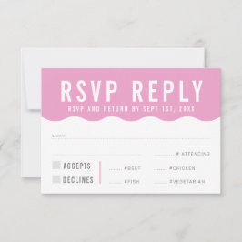 RSVP ANTWOORD REACTIE modern strak schattig golf r