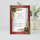 RSVP antwoordkaart Vakantie huwelijksuitnodiging (Staand voorkant)