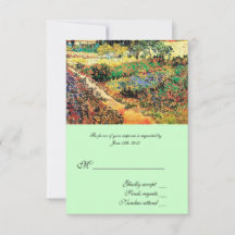 RSVP, antwoordkaart, van Gogh