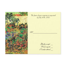 RSVP, antwoordkaart, van Gogh
